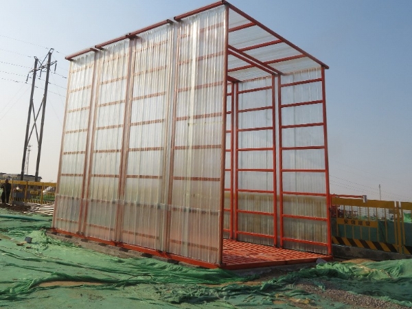 封闭式工程洗车机